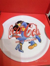 Due piatti pizza Coca Cola Zero Zuccheri