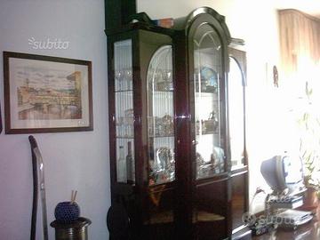 Cristalliera in Piuma di Mogano