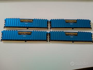 RAM DDR4 Corsair Vengeance Varie configurazioni