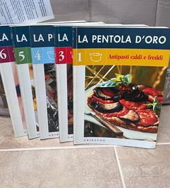 Lotto 5 libri cucina la pentola d’oro