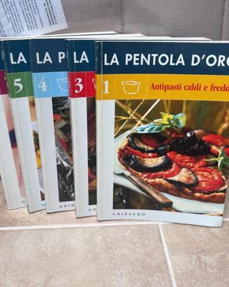 Lotto 5 libri cucina la pentola d’oro