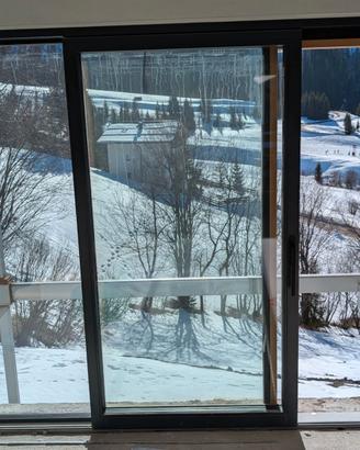 finestra / fenster facciata in legno