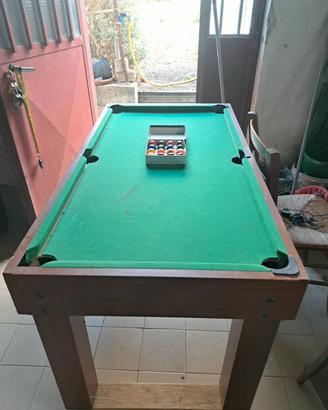 tavolo da biliardo + pallie