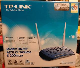 Modem Router ADSL2+ Wireless N 300Mbps TPLINK