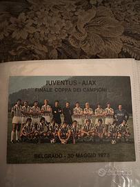 Cartolina juventus finale Belgrado 1973