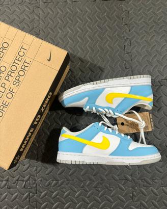 Nike Dunk Low GS "Blue Chill Yellow Strike" - 36Eu