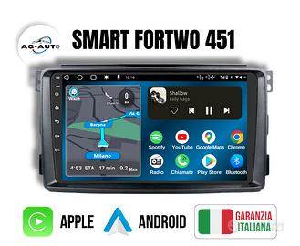 smart fortwo 451 | Autoradio android 2 din + KIT