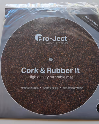 tappetino per giradischi Pro-Ject Cork & Rubber-IT