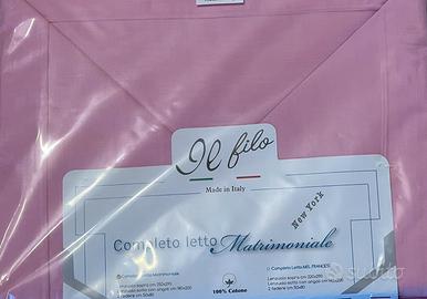 Completo letto  matrimoniale rosa