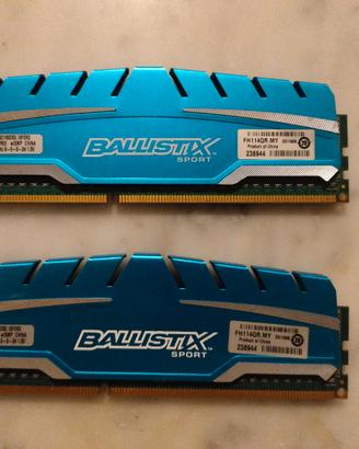 RAM ddr3 8gb (2x4) BALLISTIX