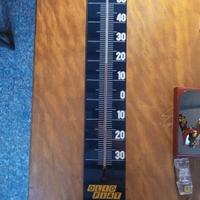 Termometro pubblicitario OLIO FIAT anni 80.