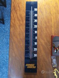 Termometro pubblicitario OLIO FIAT anni 80.