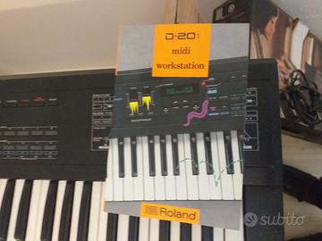 sintetizzatore roland d 20