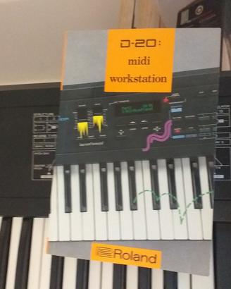 sintetizzatore roland d 20