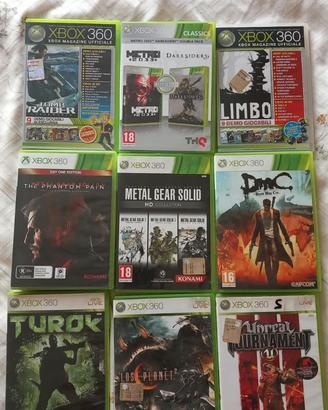 7 TITOLI e 2 DEMO MAGAZINE DA COLLEZIONE XBOX 360