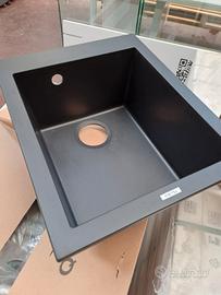 Lavello e miscelatore black