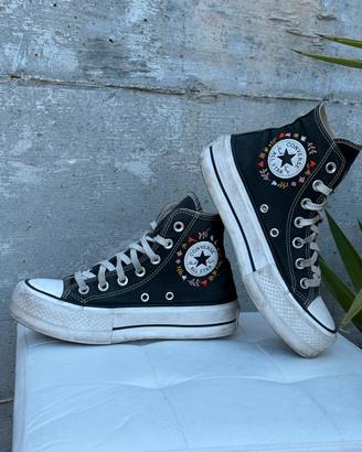 Converse platform nere ricambi autunnali 35