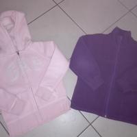 Due pile da bambina taglia 6/7 anni