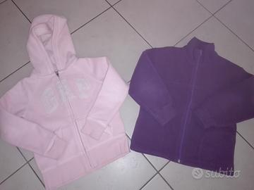 Due pile da bambina taglia 6/7 anni