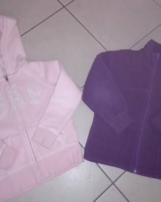 Due pile da bambina taglia 6/7 anni