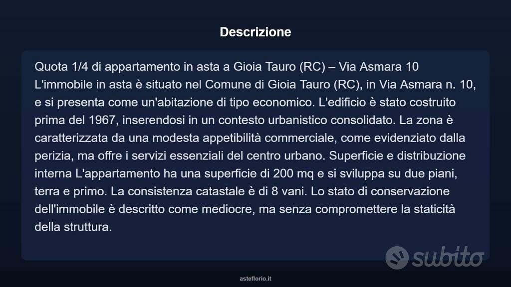 Appartamento – Gioia Tauro, Reggio Calabria - Vista 4