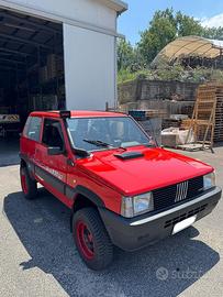 PANDA 141 4x4 CON RIMORCHIO TARGA PROPRIA