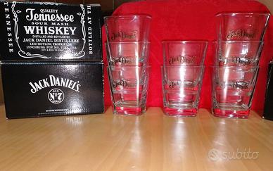Set 4 Duo bicchieri whiskey Jack Daniel's 