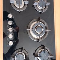 Piano cottura a gas 5 fuochi