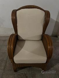 Poltrone di vimini