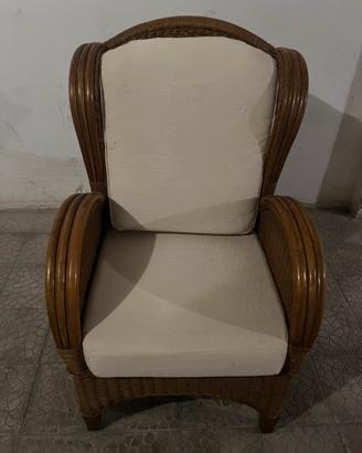 Poltrone di vimini