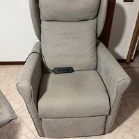 Poltrona relax elettrica alza persona