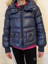 Piumino/Giubbotto donna corto Moncler colore blu