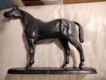 cavallino in bronzo 1900 firmato Gaston d'Illiers
