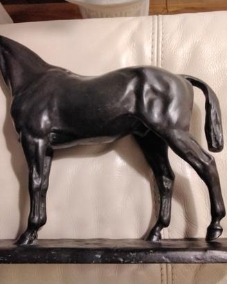 cavallino in bronzo 1900 firmato Gaston d'Illiers