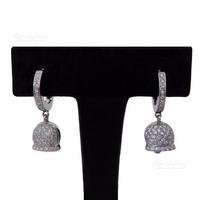 Orecchini oro bianco e diamanti