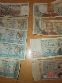 Banconote della vecchia Lira fuori conmercio