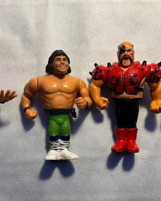 Action figure originali WWF Hasbro anni '90.