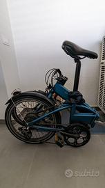 Bicicletta Oxylane pieghevole a pedalata assistita