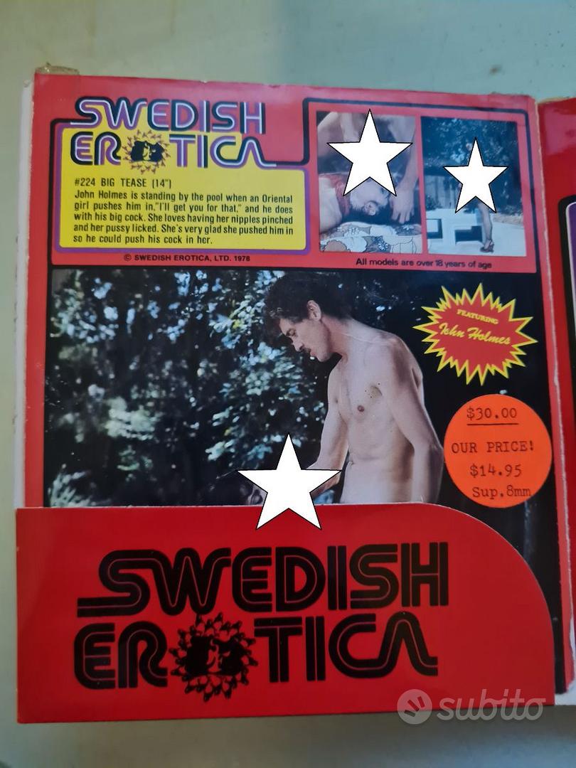 JOHN HOLMES SWEDISH EROTICA SUPER 8 1978 FILM 8 MM - Musica e Film In  vendita a Napoli