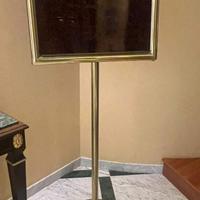 Porta menu' elegante in ottone