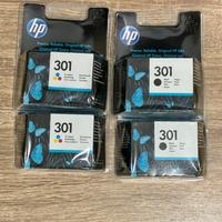 Cartucce HP 301 bianco/nero e colori