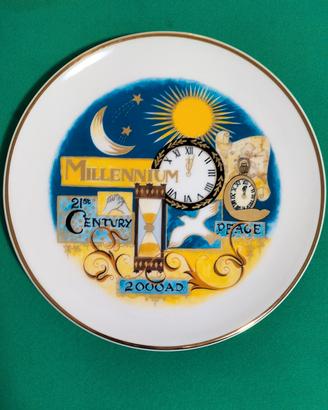 piatto commemorativo Millenium 