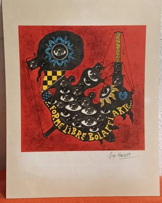 bolaffi arte Guy Arloff fotolitografia numerata 