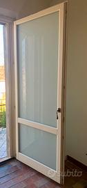 Grande porta con doppi vetri opachi NUOVA