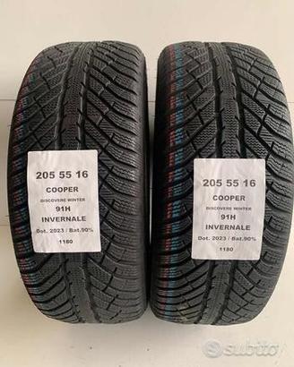 2 gomme 205 55 16 cooper a1180