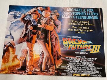 Ritorno al Futuro III poster edizione inglese-copi