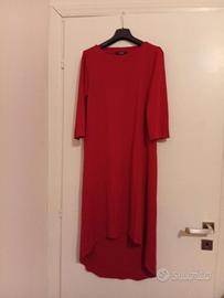 Abito lungo borgogna marca Ragno