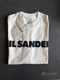 Jil Sander T-Shirt Logo Bianca – Taglia S