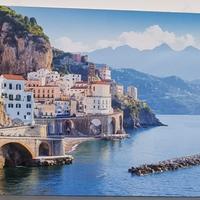 Quadro costiera amalfitana 90x55 centimetri