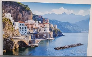 Quadro costiera amalfitana 90x55 centimetri